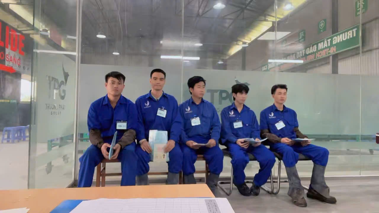 THI 7 ĐỖ 7- CHÚC MỪNG 7 THANH NIÊN ĐÃ VƯỢT QUA KỲ THI TAY NGHỀ CỦA HIỆP HỘI KOSHIPA.