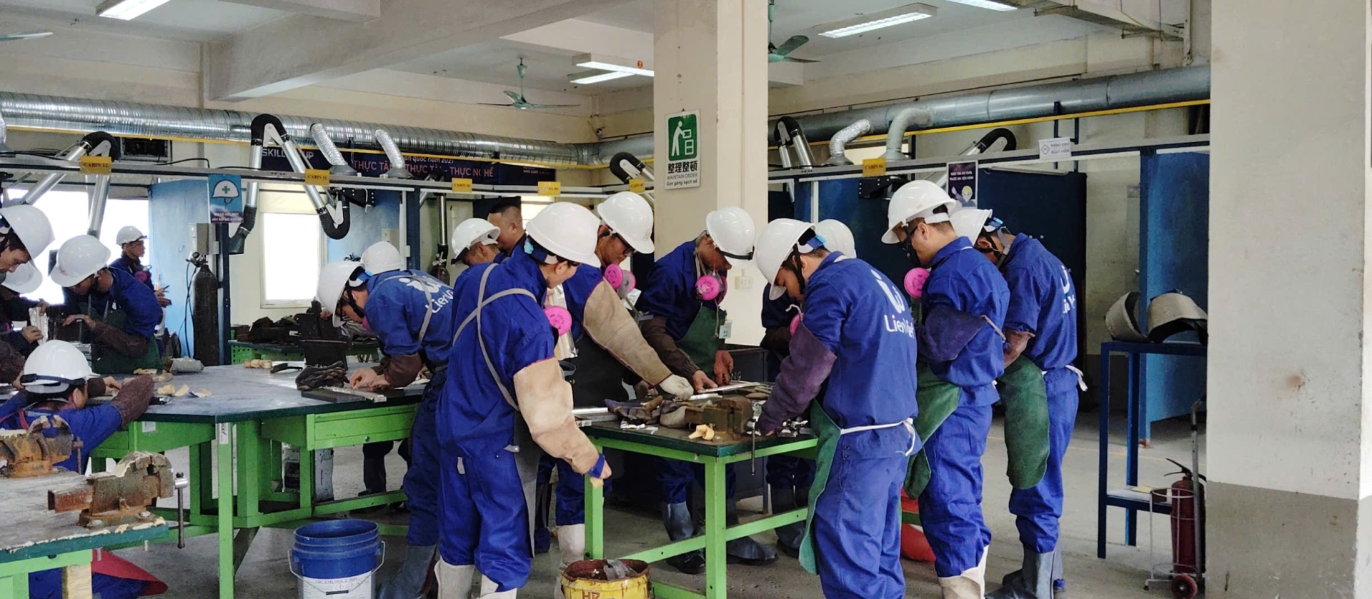 Chủ sử dụng HÀN QUỐC kiểm tra tay nghề Hàn của lao động( 4.3.2026)