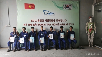 THI 7 ĐỖ 7- CHÚC MỪNG 7 THANH NIÊN ĐÃ VƯỢT QUA KỲ THI TAY NGHỀ CỦA HIỆP HỘI KOSHIPA.