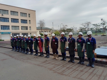 Chủ sử dụng HÀN QUỐC kiểm tra tay nghề Hàn của lao động( 4.3.2026)